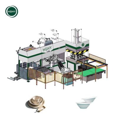 China HGHY Factory Automatic Swapping Waste Paper Molded Pulp Thermoforming Egg Carton Machine for sale