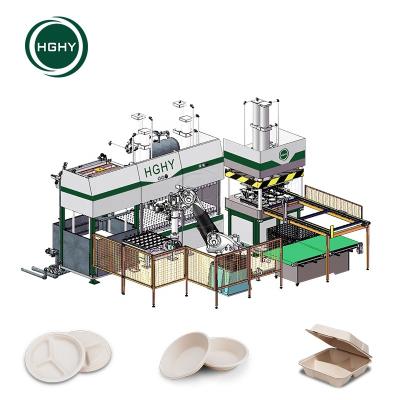 China Factory China Stacking Buffet Paper Plate Machine Integrated Disposable Tableware Making Machine Exchanging Paper Forming Machine for sale