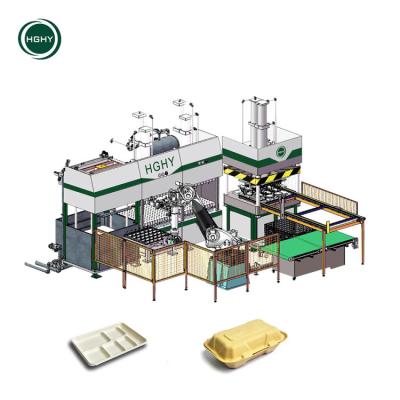 China Factory pulp thermoforming machine for paper pulp tableware making for sale