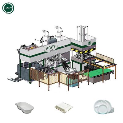 China HGHY factory waste paper recycling environmental protection disposable tableware production equipment. for sale