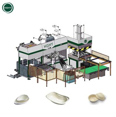 China Takeout Factory Paper Pulp Fast Food Box Molding Machine Production Line for sale