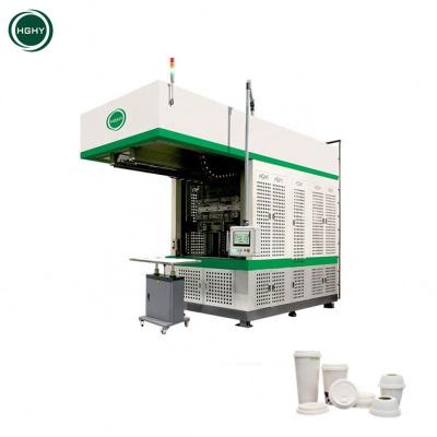 China Factory Lower Cost Two-in-One Design Paper Lids For Cups In Machine Paper Cup Press-Fit Lid Machine Price for sale