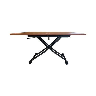 China Wholesale Foldable Modern Design Folding Height Adjustable Coffee Table Dining Table for sale