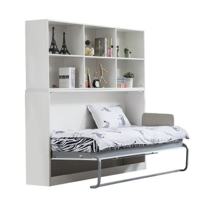 China Space Saving Furnitre Farmhouse Horizontal Wall Bed Diy Horizontal Wall Bed With Desk for sale