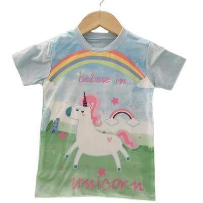 China Cotton Breathable Professional Character Design Baby T-shirts Kids Clothes Set Basic Layering Short Sleeve T-shirt for sale