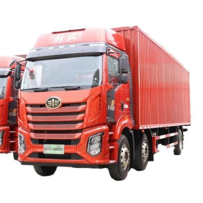 China FAW Jiefang J6G Medium Lorry Truck 6x2 Van 7-10 Ton 8 Wheeler Fence Truck Transport Vehicle for sale