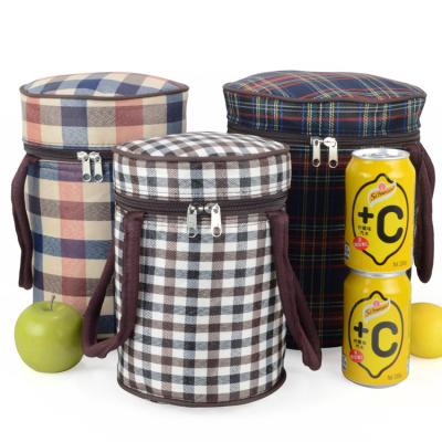 China OEM Eco-friendlyshopping Waterproof Bag Elephant Insulated Durable Cotton Canvas Lunch Cooler Bag Customized Termal Food Cooler Bag for sale