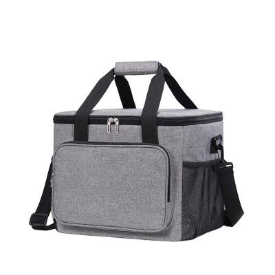 China Wholesale Insulated Tote Custom Cooler Bags Food Waterproof Lunch Bag Polyester Oxford Oxford Cooler Bags Box Wine Sweet Peach For Women Men for sale