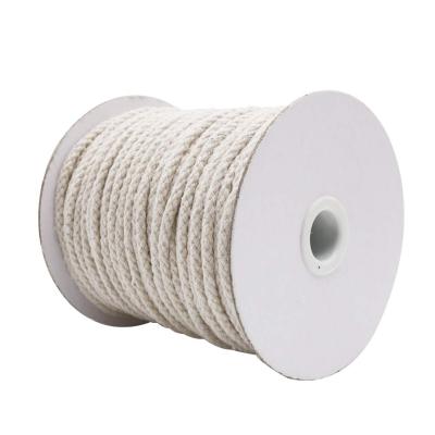 China For Food Braided Cotton Tie 165 Feet 5mm Width Macrame Rope Cotton for sale