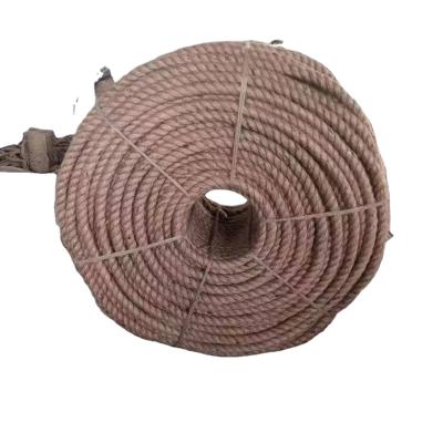 China 1/4inch 6mm 100m Eco-friendly Natural Hessian Roll Jute Rope Burlap Twine for Gardening for sale