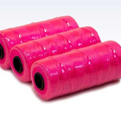 China Packing 18# Twisted Masonry Pink Nylon Twine Line for sale