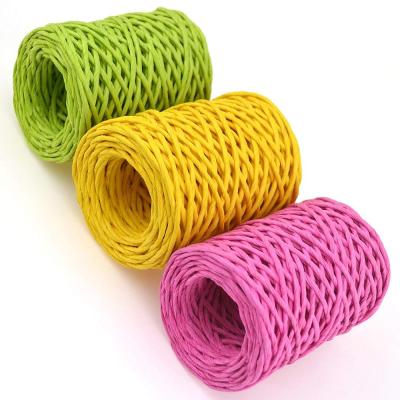 China HQB13-15 twisted paper cord, colored paper yarn for sale