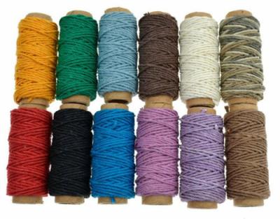 China Industry 1mm Colored Hemp Twine Twine Cord For Jewelry 45 Yards Roll for sale