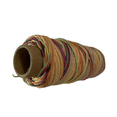 China Industry 1mm Hand Dyed 100% Hemp Rope Yarn Spool 200ft for sale