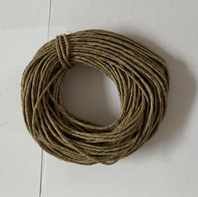 China Industry 1mm 20ft Beeswax Hemp Twine Rope Twine for sale