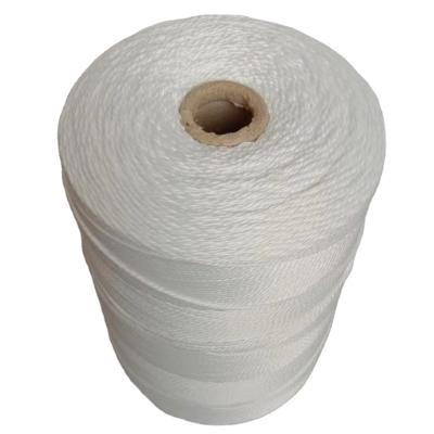 China Racing 3mm White Twisted 3 Ply Cotton / Synthetic Blend Rope for sale