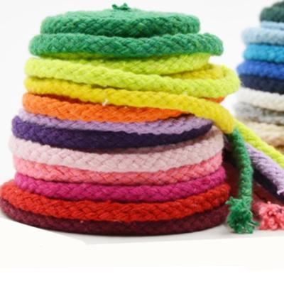 China Braided 3mm cotton rope for bags for sale