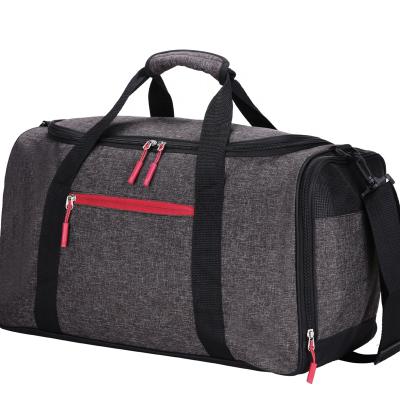 China Polyester 2021 Mens Travel Big Logo Weekend Sport Luxury Duffel Bag Garment Shoes for sale