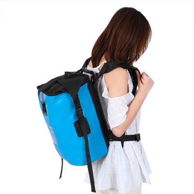 China Large Capacity Waterproof Coating Waterproof Backpack Mountaineering Swimming Diving Backpack Outdoor Bag for sale