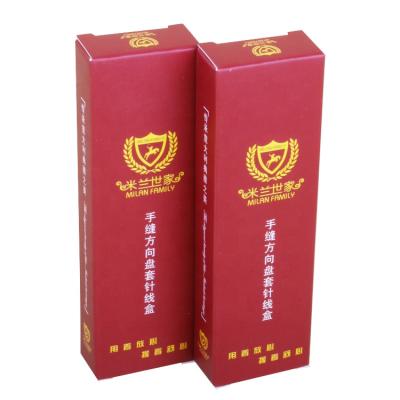 China Recyclable Mini Custom Printing Small Needle Sewing Kit Box Paper Packaging for sale