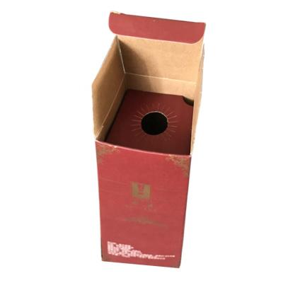 China Recyclable Cheap Corrugated Paper Cardboard Wine Bottle Packaging Box for sale