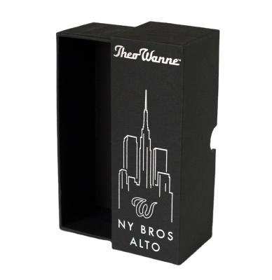 China Wholesale Recyclable High Quality Matte Black Cardboard Gift Box Packaging With Nail Cut for sale