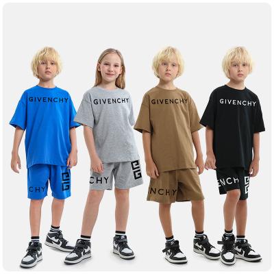 China OEM Kids Casual Clothing Sets High Quality Kids T-shirt and Shorts Suit Unisex Summer Kids Clothing Set for sale