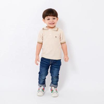 China Factory Supply Breathable Kids Clothing Custom Color 100% Cotton Kids Polo T-shirt Boys Printing Blank Casual Kids Polo Shirt for sale