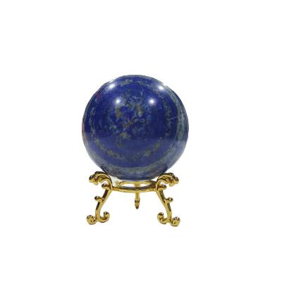 China Natural Gemstone citrine Crystal Lapis Lazuli Spheres Wholesale Crystal Ball of the sphere 4-10cm small for sale