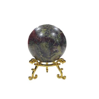 China Natural gemstone citrine Dragon Blood Crystal Spheres Wholesale Crystal Ball of the sphere 4-10cm small for sale