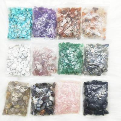 China Bulk Mix Crystal Tumblestone - 100G Wholesale Natural Stone Antique Imitation Gem Healing Stones Gravel Tumbled Quartz Rock Crystals for sale