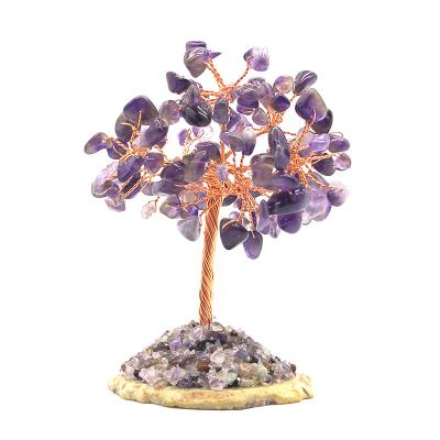 China Wholesale Natural Amethyst Crystal Tree from Crystal Gem Trees 10-12cm from Europe Money Tree for sale