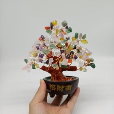 China Wholesale Natural Crystal Life Tree from China Crystal Lighting Tree Crystal Growing for sale