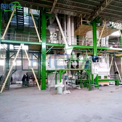 China Make Animal Feed RICHI 1-100 t/h Automatic Control Animal Poultry Feed Pellet Production Line For Sale for sale