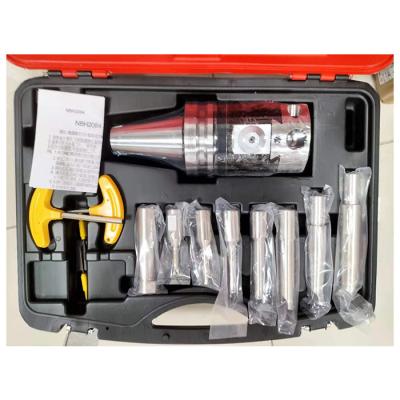 China Factory BT30 BT40 NT50 SK40 R8 MT5 MT4 MT3 NBH2084 Boring Head System with 8pcs 20mm Boring Bar Rang 8-280mm Boring Tool Kit for sale