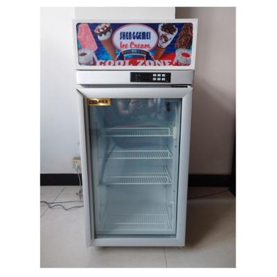 Cina Dispositivo di illuminazione a LED a 4 strati personalizzabile Display Cooler a porta singola per supermercati 0\u00b0C a 10\u00b0C in vendita