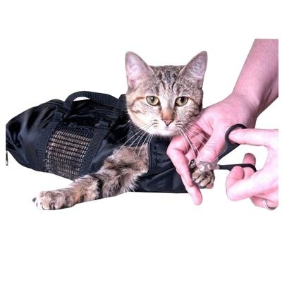 China Sustainable Cat Pet Grooming Bag Stabilized Cat Bath Pet Feeds for sale