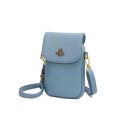 China Hot Selling Mini Cross Simple And Fashionable Small Body Phone Bag Small Shoulder PU Leather Phone Bag For Woman Purse for sale