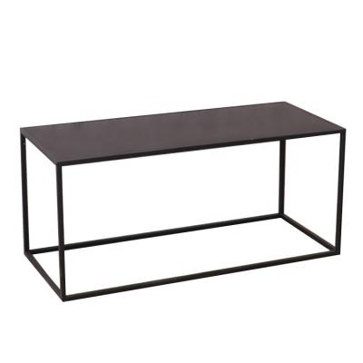 China KNCOK DOWN Living Room Furniture Metal TV Stand TV Cabinet Coffee Table With Storage Shelf for sale