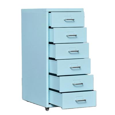 China Environmental friendly drawer cabinet helmer storage makeup file steel pedestal cabinet for sale