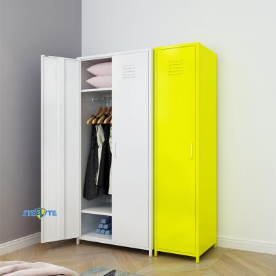 China Dismantled hot sale 2 door wardrobe designer almari with low price for sale