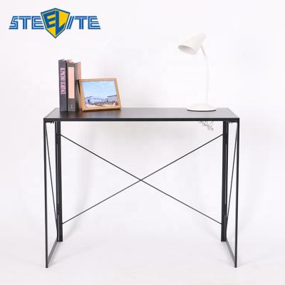 China Knocked Down Simple Design Metal Folding Tables Computer Table Legs Home Children Study Desktop Foldable Physical Channels Table for sale