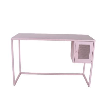 China Knocked Down Simple And Elegant Office Furniture Steel Computer Desk for sale