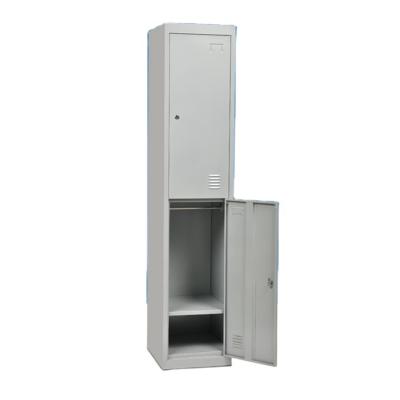 China gym lockers/2 tier bowling lockers/box locker, gray color W380*D450*H1800mm for sale