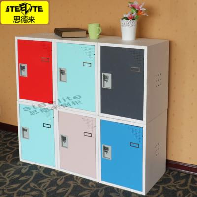 China Cheap filing cabinet colorful assemble locker cabinets storage metal locker steel bins for sale