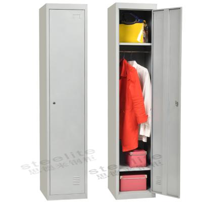 China New Design KD 1 Door Student Locker Dressing Metal Steel Locker For School Locker-1T for sale