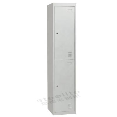 China Dismantled factory direct payment protection 2 door KD locker metal spa steel locker for sale