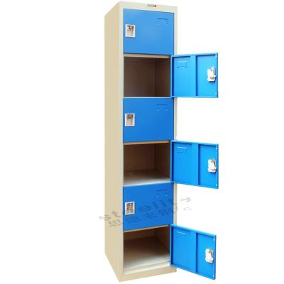 China Knocked down full high small shelves shoe locker silver white locker design for dubai&uae for sale