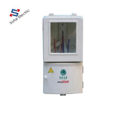 China Single Phase SMC Meter Boxes FRP SMC DMC Meter Boxes For Single Phase Electricity Meters Model No. B101006 for sale