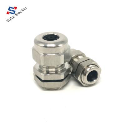 China 316 or 304 M12 Stainless to M100 316 SS304 Metal Cable Gland Stainless Steel for sale